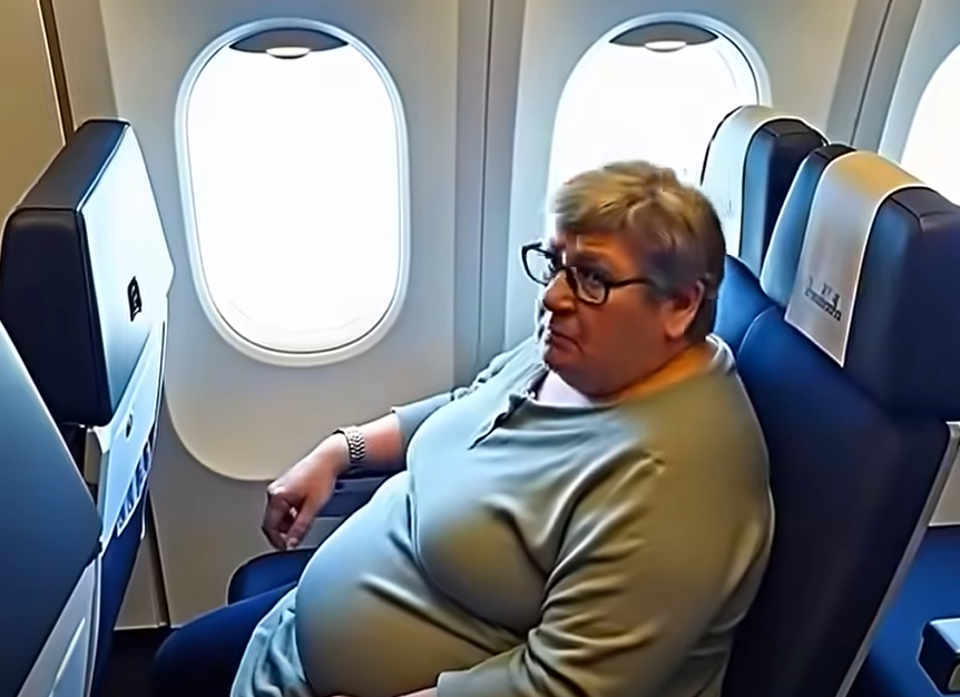 They wanted to kick me off the plane because of my excess weight! I had to put those heartless people in their place
