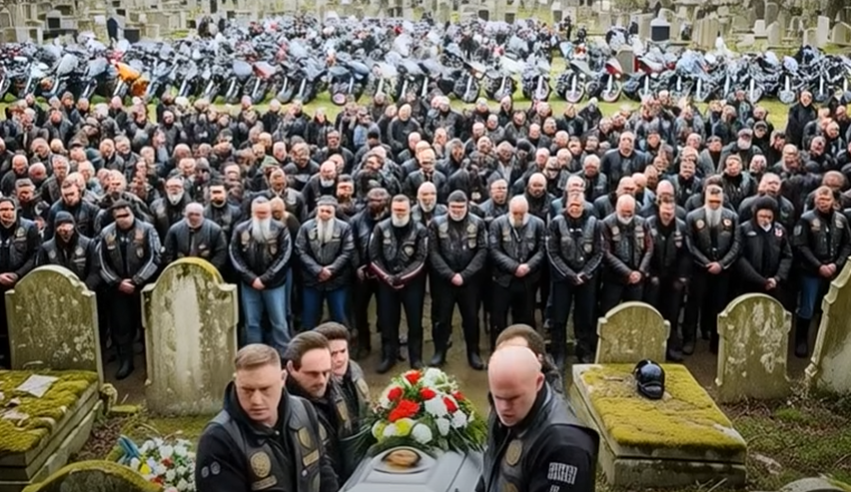 100s Of Bikers Buried The Little Boy Nobody Wanted Because Dad Was Murderer!