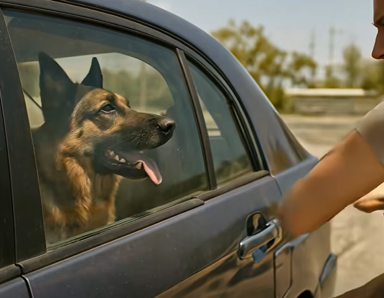 A man locked his dog in a car during extreme heat! to save the animal, I smashed the window, and then something completely unexpected happened