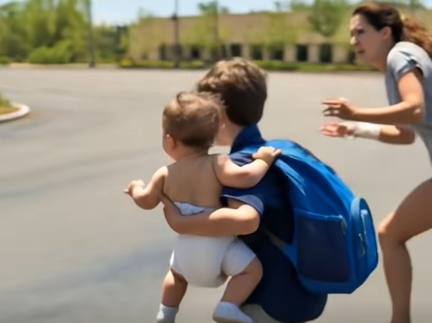 An eight-year-old boy saved a child from a locked car, causing him to be late for class and get scolded, but soon something unexpected happened