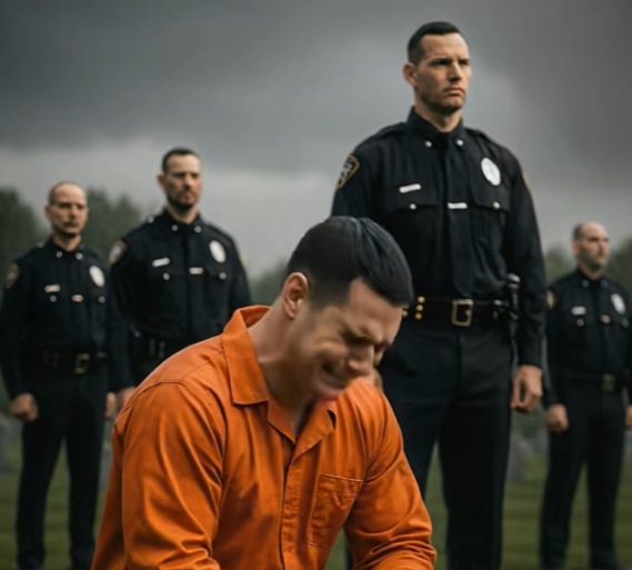 The imprisoned police officer came to say goodbye to his partner, who had died because of him, But what the partners mother did shocked everyone