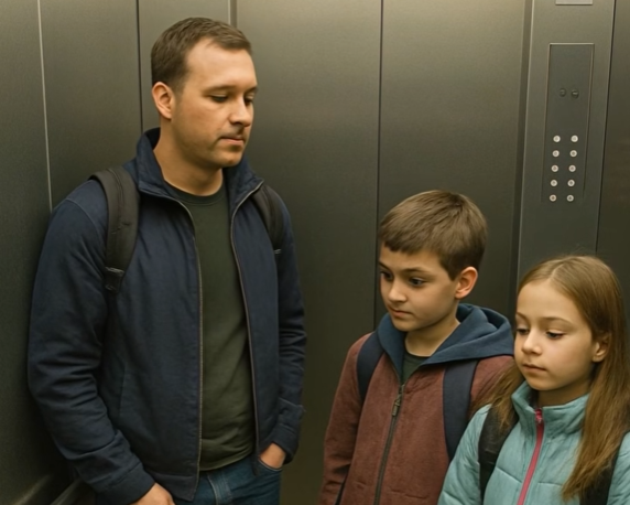 My little sister and I were riding the elevator when a strange dog put its paws on my sister and started barking, we were horrified when we understood the reason