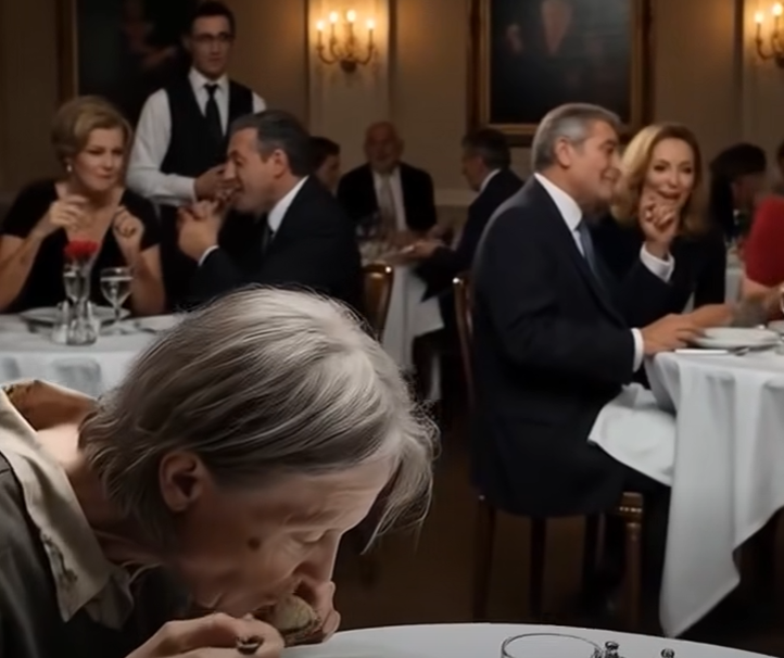 An old lady orders the cheapest soup at a five-star restaurant, everyone smirks, until her next move transforms the future of those around her